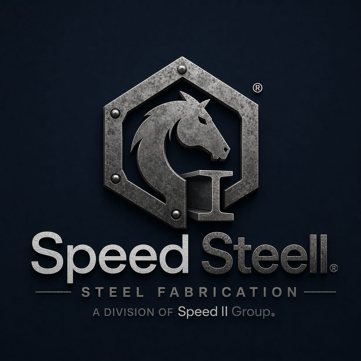 Speed Steell Steel Fabrication Logo
